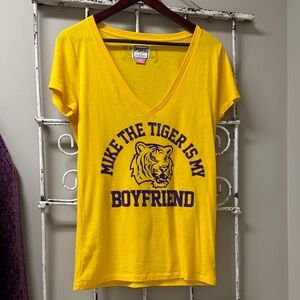 PINK Victoria's Secret Gold TShirt